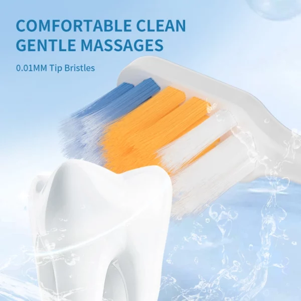 Adult Ultra Soft Toothbrush 360 Whole Mouth Clean Toothbrush Multicolored
