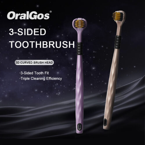 ORALGOS 3-Sided Toothbrush: Experience Scientific Brushing