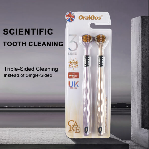 ORALGOS 3-Sided Toothbrush: Experience Scientific Brushing