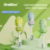 Ultrasonic Dinosaur Kids Toothbrush for Toddlers Ages 0-6