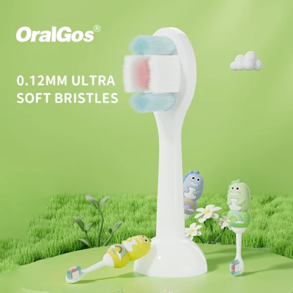Ultrasonic Dinosaur Kids Toothbrush for Toddlers Ages 0-6