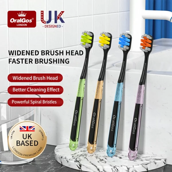 DB041 Medium Bristle Wide Head Toothbrush