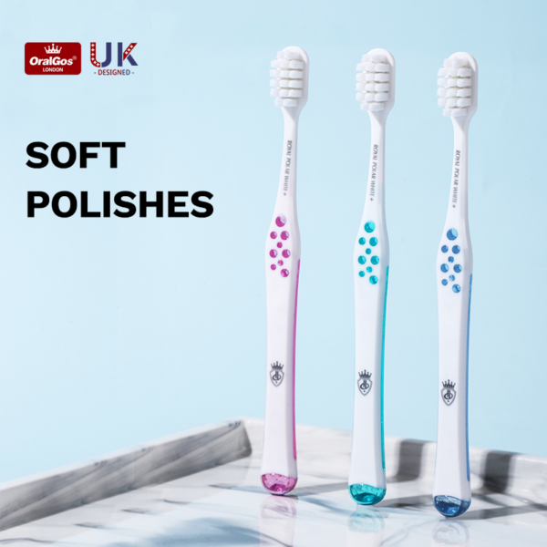 OralGos Soft Bristle Toothbrush for Sensitive Gums DB022