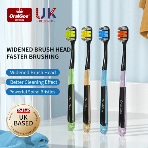 DB041 Medium Bristle Wide Head Toothbrush