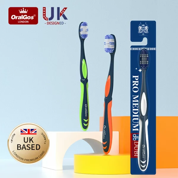Deep Cleaning Medium-Hard Bristle Toothbrush DB006 for Men