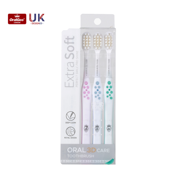OralGos Soft Bristle Toothbrush for Sensitive Gums DB022