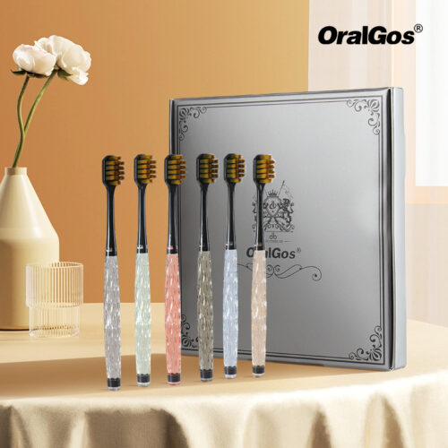 PETG Transparent Handle Premium Soft Bristle Toothbrush
