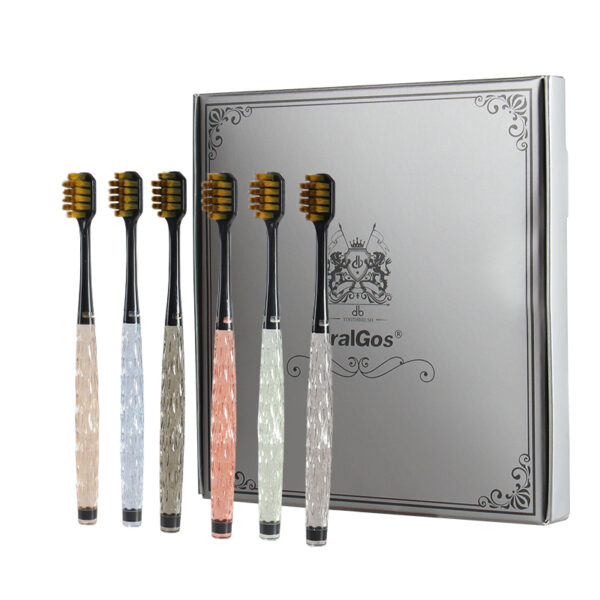 PETG Transparent Handle Premium Soft Bristle Toothbrush