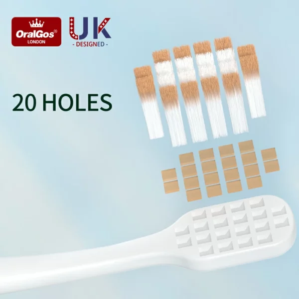 OralGos DB092 Wide Head Toothbrush