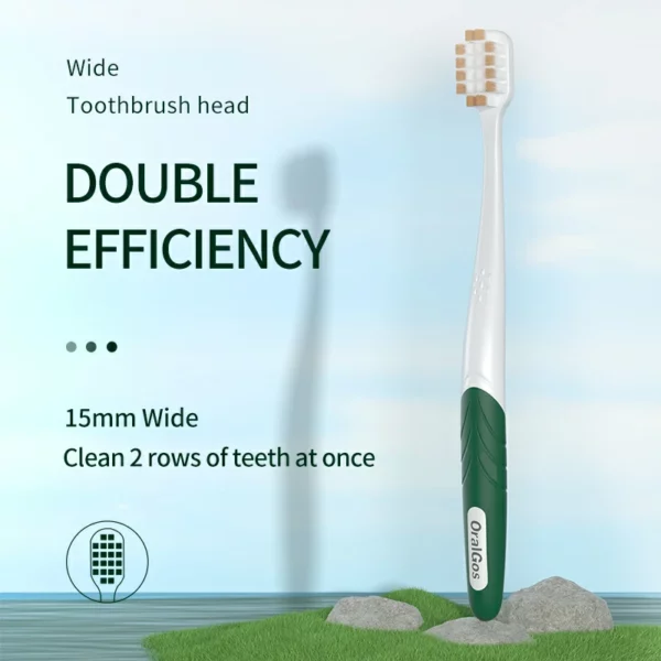 OralGos DB092 Wide Head Toothbrush