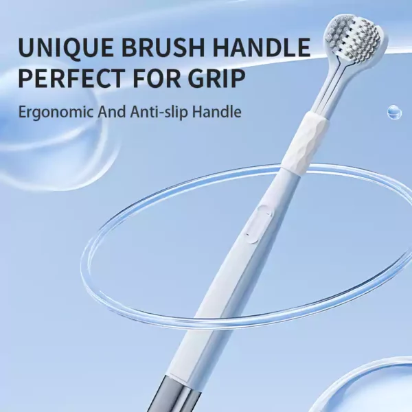 3-sided toothbrush for luxury household Use