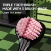 360° Triple-Sided Toothbrush |modern design toothbrush
