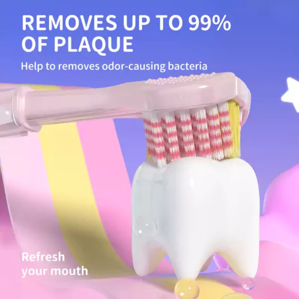 Triple-head toothbrush | Extra Soft toothbrushs for Adults