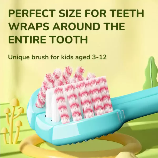 3-sided toothbrush for kids