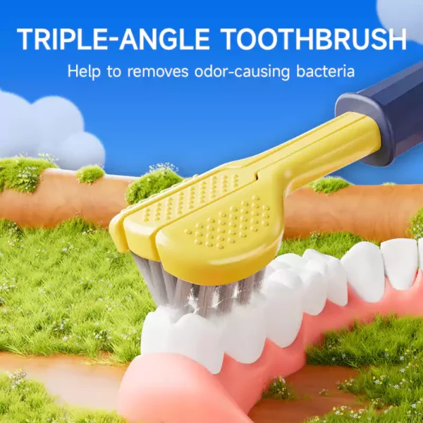 Dr.Baek KR019 Soft-Bristled 3D Three-Sided Toothbrush for Kids