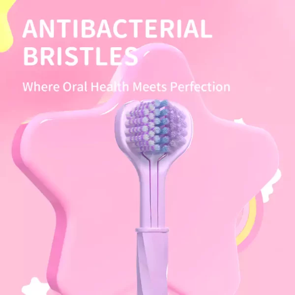 Triple-head toothbrush | Extra Soft toothbrushs for Adults