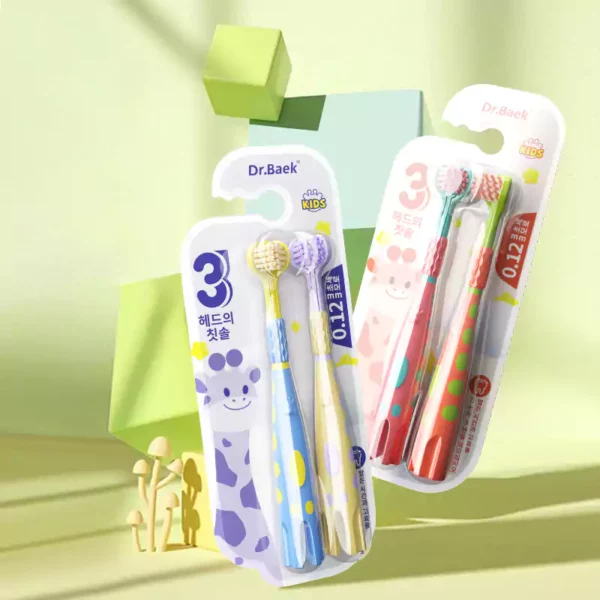 3-sided toothbrush for kids