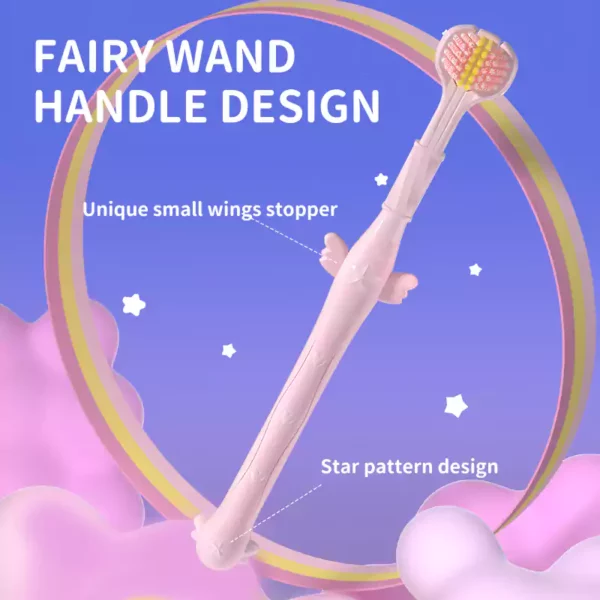 Triple-head toothbrush | Extra Soft toothbrushs for Adults