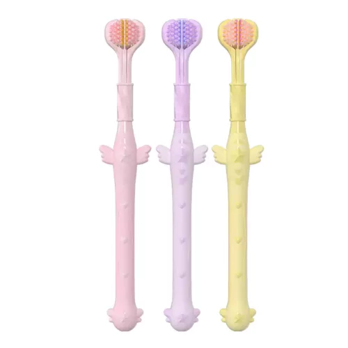Triple-head toothbrush | Extra Soft toothbrushs for Adults