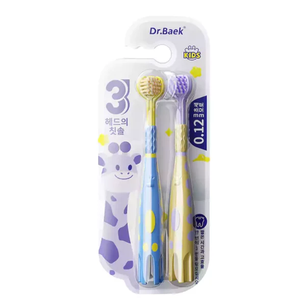 3-sided toothbrush for kids