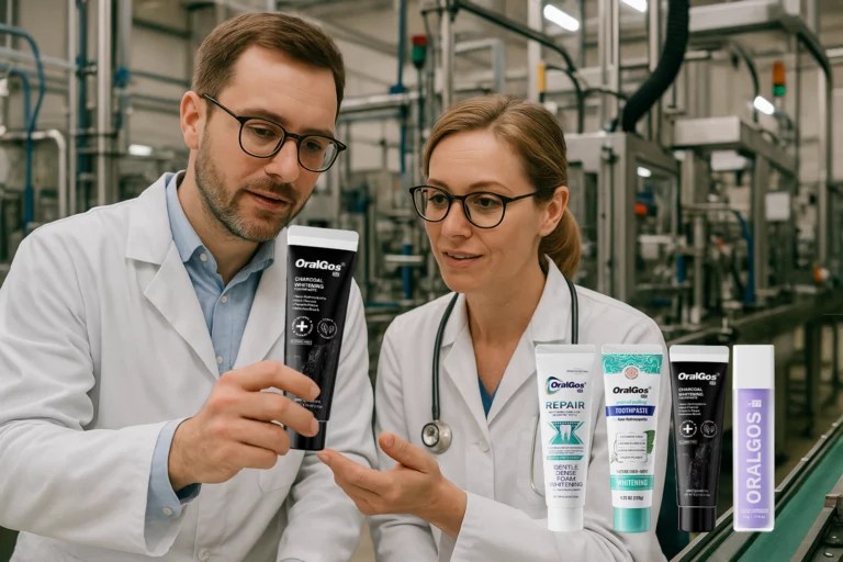 Oralgos whitening toothpaste options for B2B buyers